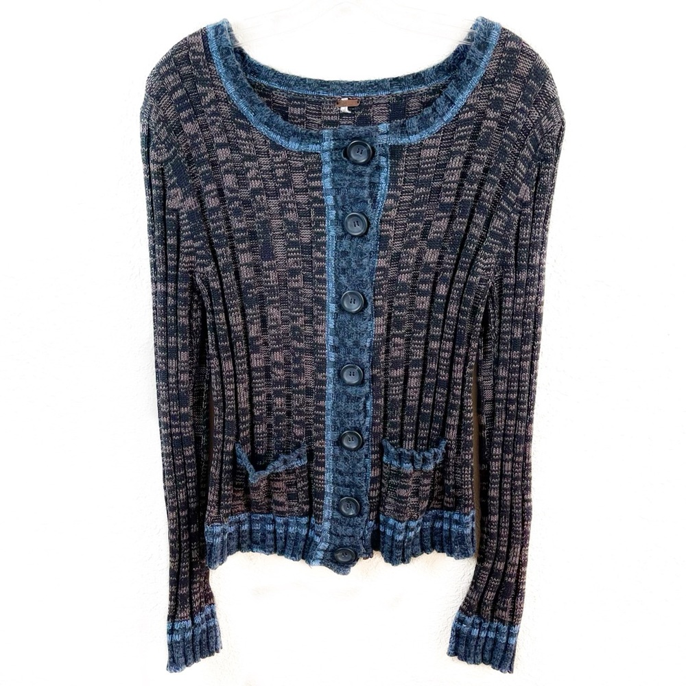 Free People sweater button down